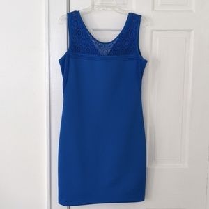 Marc New York by Andrew Marc Blue Sheath Dress